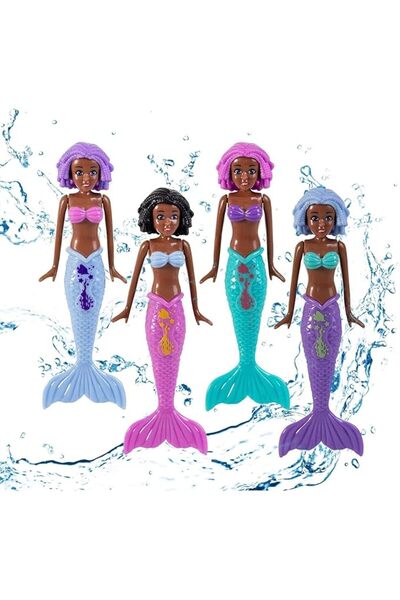 NALACAL 4 PCS Pool Dive Toys Set, Underwater Retrieval Game for Kids & Adults...