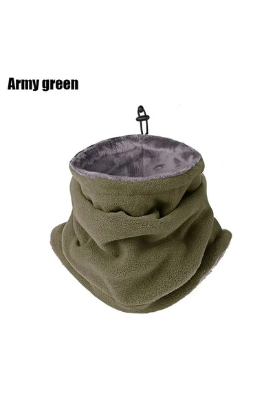 Choice Army Green Winter MotorcycleWarm Mask Men Women Fleece Neck Outdoor Wa...