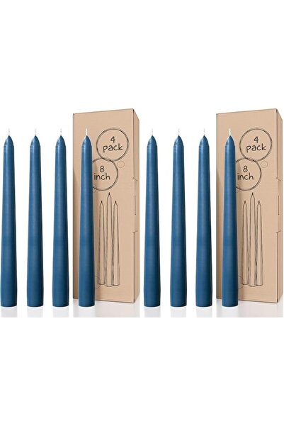 GENERAL مجموعة شموع CANDWAX المخروطية بطول 10 بوصات - مجموعة من 4 شموع مخروطي...
