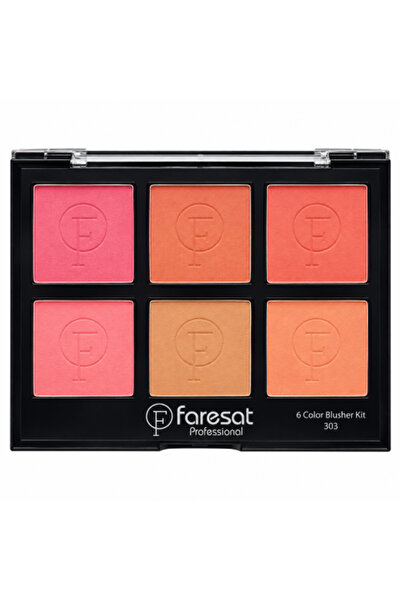 Soft & Beauty باليت أحمر خدود من فارسات بـ 6 ألوان - 303