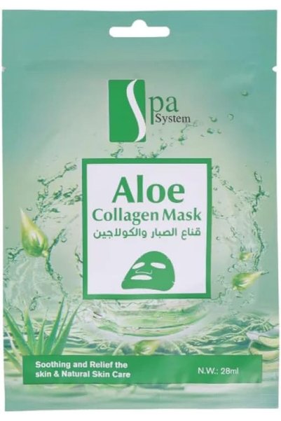 Spa System Aloe Collagen Face Mask, 28ml