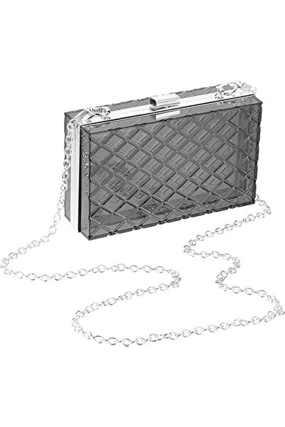 SYOSI Clear Purse for Women, Acrylic Transparent Clutch Bag with Chain, Stadi...