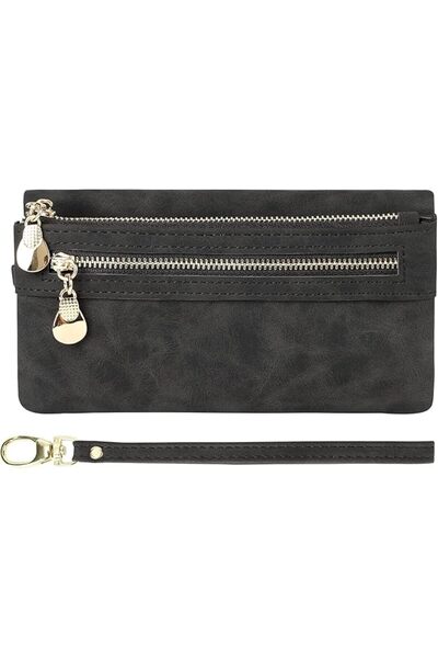 Yelajoy Leather Wallet, Durable Soft Leather Large Capacity Purse with Multip...