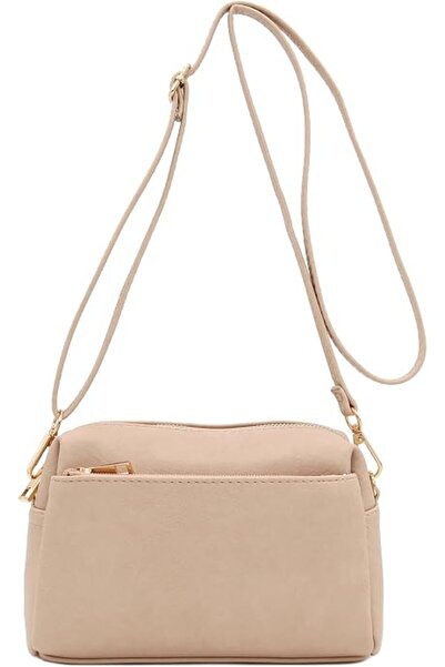 GENERAL FashionPuzzle Triple Zip Small Crossbody Bag