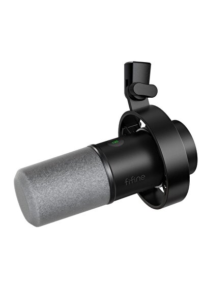 Fifine ميكروفون ديناميكي AmpliTank K688، ميكروفون XLR/USB لتسجيل البودكاست وا...