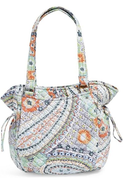 Vera Bradley حقيبة جلينا الأيقونية، مصنوعة من القطن المميز