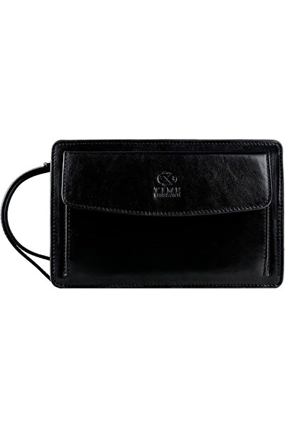 Time Resistance Leather Clutch for Men - Men's Handbag - Leather Bag Men - El...