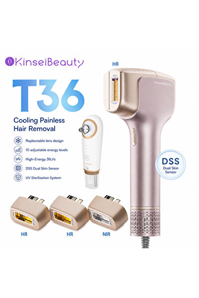 KINSEI BEAUTY جهاز إزالة الشعر بالليزر KBT36 مع تبريد HR HR HR NIR، مزيل شعر ...