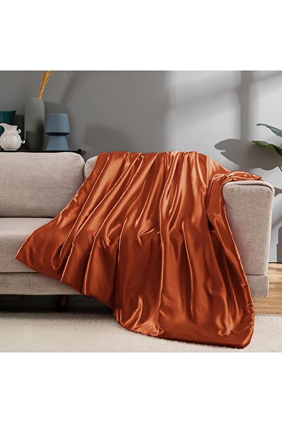 Generic Vonty Satin Throw Blanket Blush Pink Satin Blankets 50x60 Inches(with...