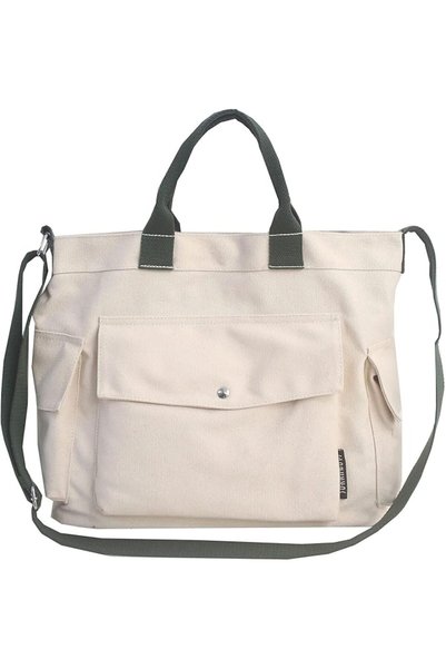 HaveLovely Canvas Tote Bags for Women, Large Capacity Hobo Crossbody Bag, Gir...