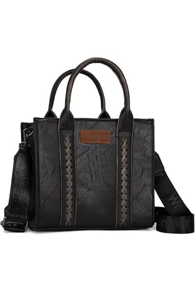 Montana West Wrangler Tote Bag for Women Zipper Shoulder Handbag