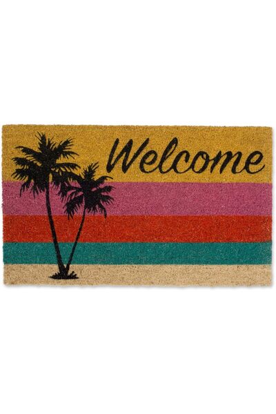 Generic DII Natural Coir Doormat, Decorative Hello Mat, 17x29, Aloe There