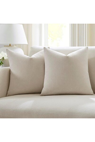Generic Meekio Set of 2 Sage Green Pillow Covers 16 x 16 Inch Farmhouse Boho ...