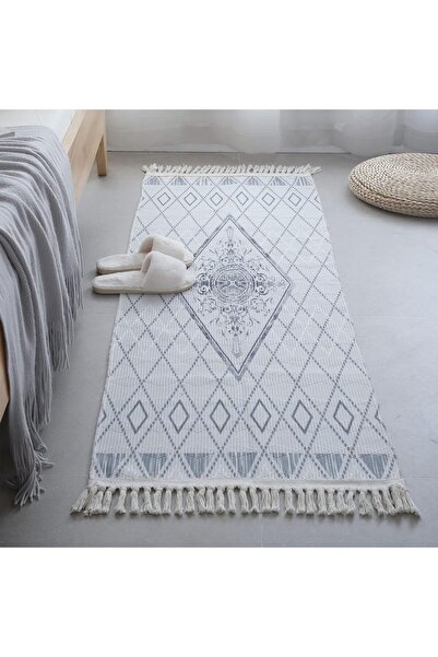 Generic Cotton Linen Carpet, Tassel Area Rugs, For Living Room Bedroom, Heber...