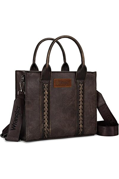 Montana West Wrangler Tote Bag for Women Zipper Shoulder Handbag