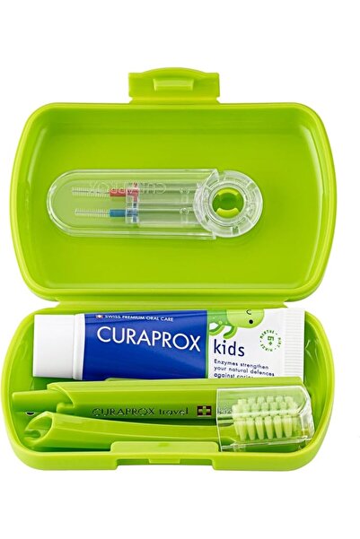 Curaprox Travel Set kids pink