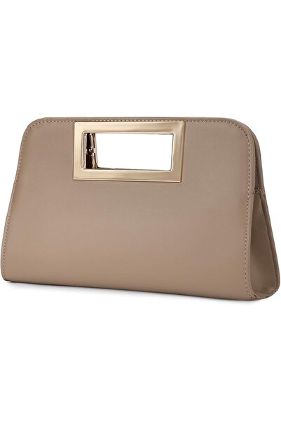 VASCHY Clutch Purse for Women,Fashion Vegan Leather Cut-Out Handle Evening Ha...