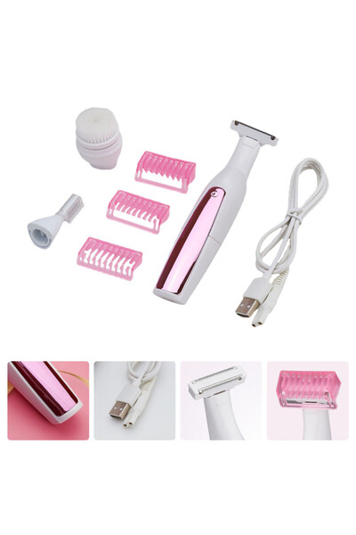 Morvena Picks Aparat de ras electric pentru femei, trimmer pentru păr corpora...