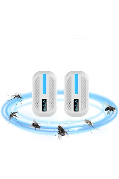 X SPRING طارد البعوض بالموجات فوق الصوتية، قطعتان من أجهزة مكافحة الآفات الإل...
