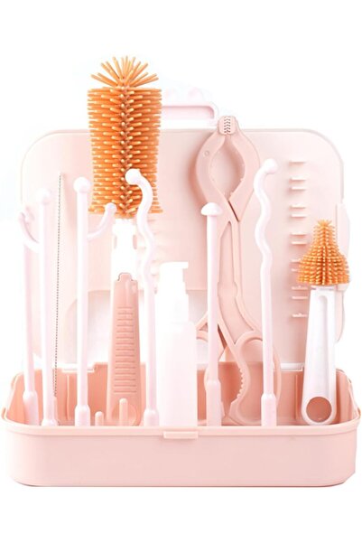 Generic Baby Bottle Cleaning Set with Drying Rack, 6-Piece Kit with Brushes a...