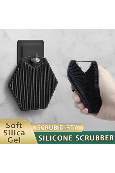 Morvena Picks Burete de corp din silicon, exfoliant pentru duș, instrument de...