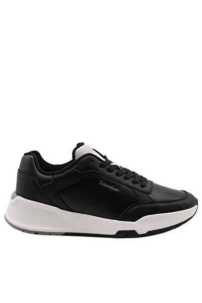 Calvin Klein Ανδρικά Δερμάτινα Sneakers Μαύρα HM0HM02309-00Y