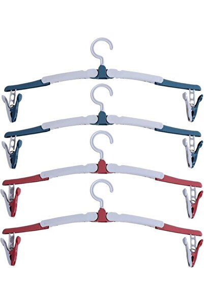 Morvena Picks Umerașe pliabile pentru haine cu cleme - set de 4, perfecte pen...