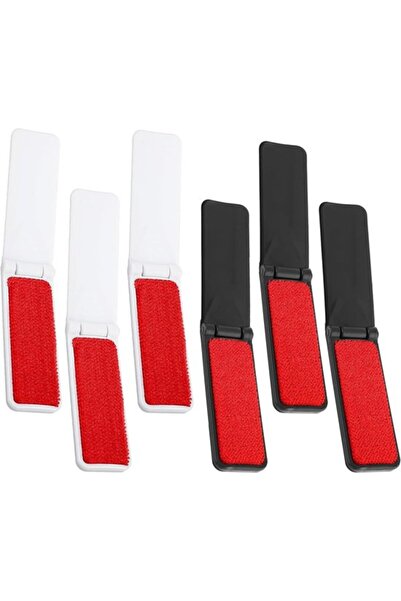 Morvena Picks Set de 6 perii reutilizabile pentru scame, de călătorie, portab...