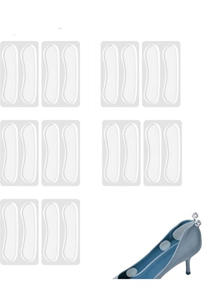 Morvena Picks Pachet de 20 de protecții pentru călcâi - 9,5*0,85 cm - Protecț...
