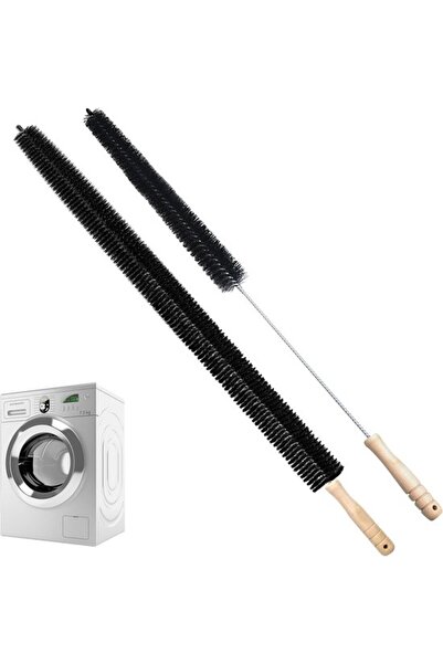 Morvena Picks Perie de curățare din 2 piese, cu mâner flexibil din lemn, pent...