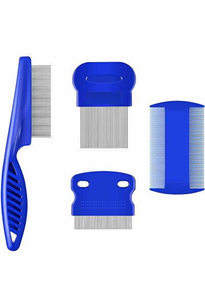 Morvena Picks Pieptene pentru îngrijirea animalelor de companie - Set de 4 pi...