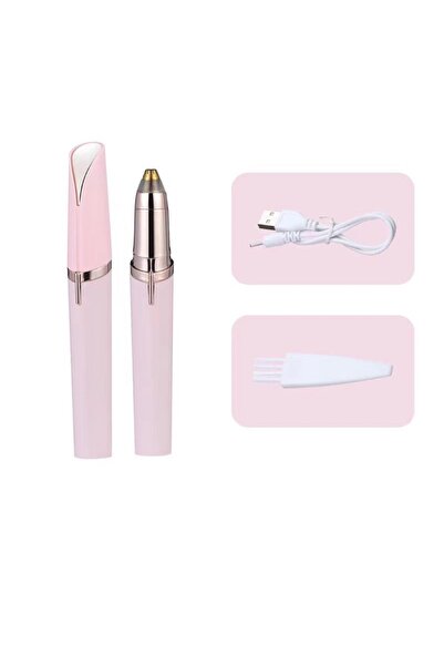 Morvena Picks Trimmer electric pentru sprâncene pentru femei, lamă pliabilă a...