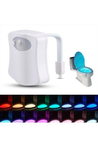 Morvena Picks Două lumini LED pentru toaletă - iluminat interior - 16 culori ...