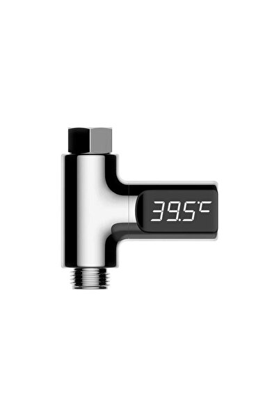 Generic مقياس حرارة ماء الاستحمام مع شاشة LED، تصميم مبتكر لا يتطلب استهلاك ط...