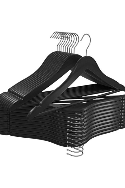 Morvena Picks Umerașe pentru haine (set de 20) - Din lemn, anti-alunecare - L...