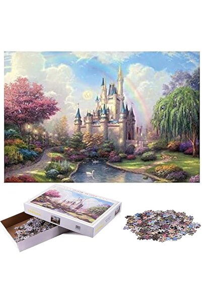 GENERAL 1000-Piece 3D Puzzle – Cinderella's Rainbow Castle | Educational Jigs...