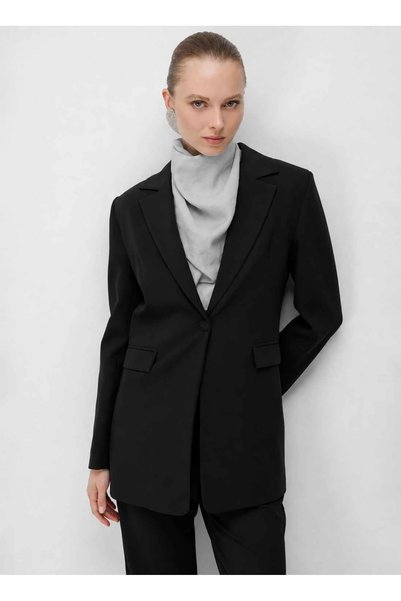 Mizalle Ceket, L, Siyah