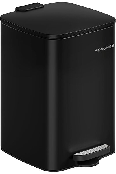 Generic SONGMICS Kitchen Bin, 8-Gallon (30 L) Trash Bin, Steel Pedal Bin, wit...