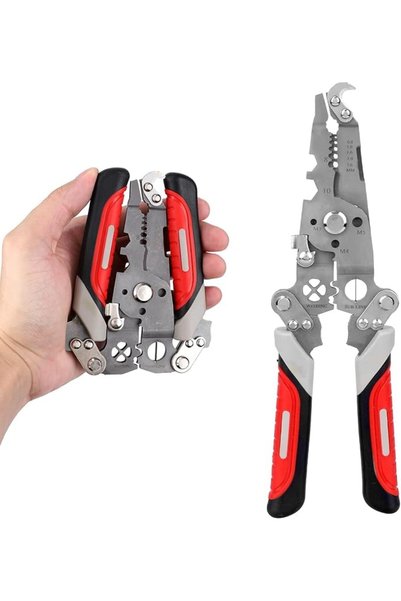 KASTWAVE 18 in 1 Foldable Wire Stripper Tool – Professional Multifunctional P...