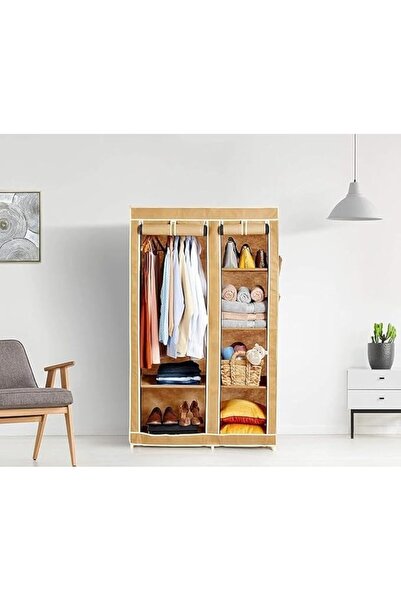 AsolBD Portable Wardrobe Premium Non-Woven Fabric Clothes Closet Extra Strong...
