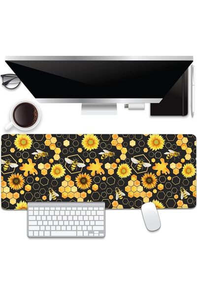 GENERAL Cottagecore Mouse Pad Surprise Song Piano Floral Desk Pad,Cute Desk M...