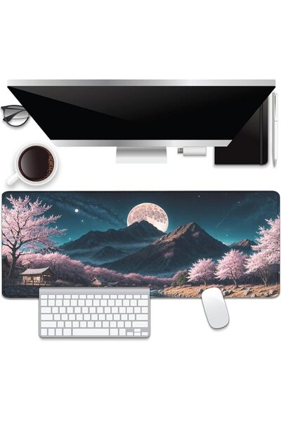 GENERAL Cottagecore Mouse Pad Surprise Song Piano Floral Desk Pad,Cute Desk M...