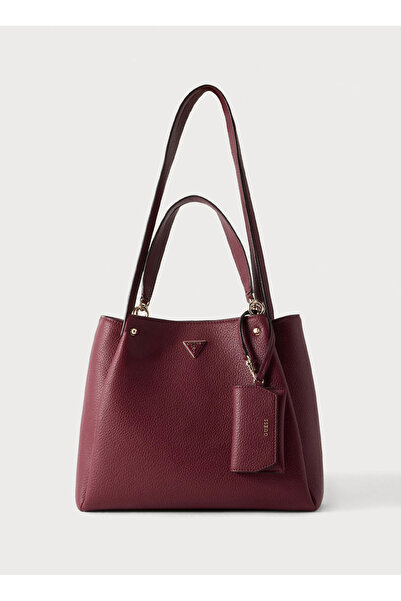 Guess Tote Çanta, Standart, Bordo