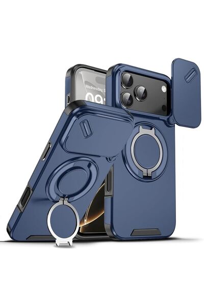 GENERAL For iPhone 17 Pro Max Phone Case with Slide Camera Cover & Magnetic R...