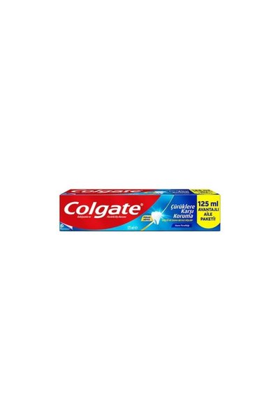Colgate Protection Against Cavities Toothpaste with Mint Freshness 125 ml White Colored Effective Formula