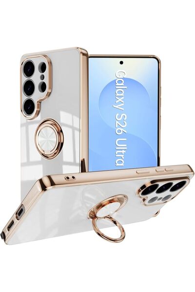 AXIYIBZI For Samsung Galaxy S26 Ultra Case Aksibay 360 Degree Rotating Ring S...