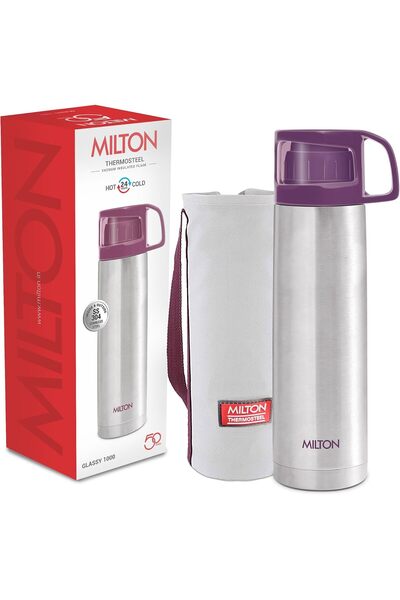 Generic Milton 500ml (Half Litre) مطاره Vacuum Insulated Flask with Cup Stain...
