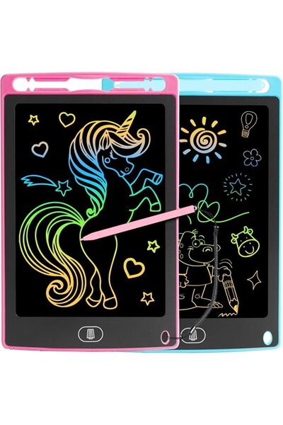GENERAL 2 Pack LCD Writing Tablet, 8.5 Inch Colorful Doodle Board, Eye Protec...