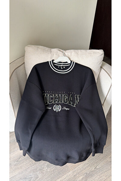 ELLA Triko ve Nakış Detaylı Sweatshirt