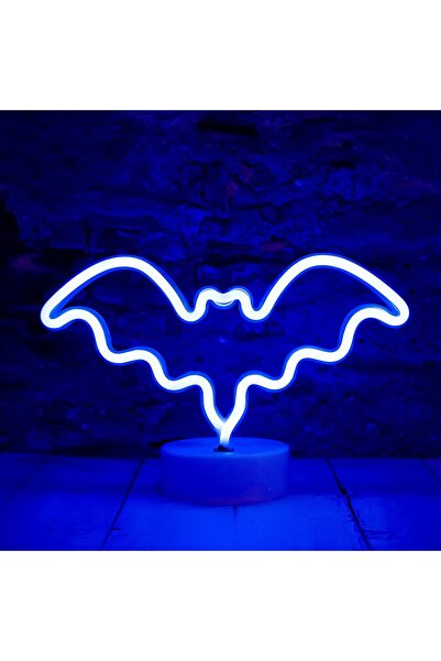 Morvena Picks Lampă LED Neon Liliac de Halloween, lumină de noapte neon în fo...